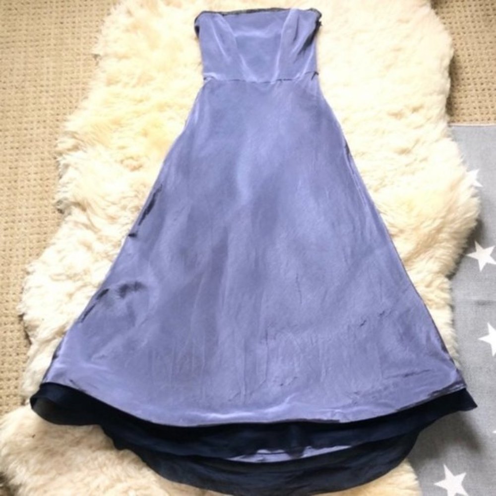 Thread Strapless Lavender Prom Dress - Picture 5 of 8
